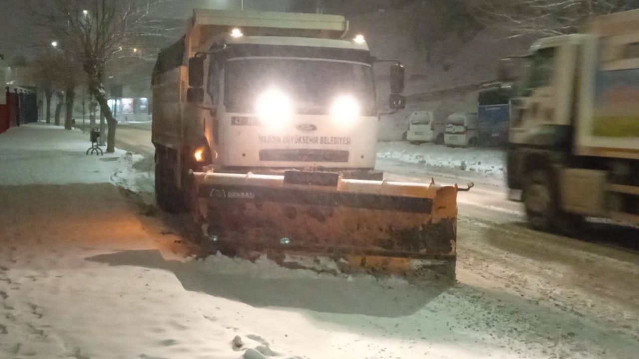 Mardin'de Karla Mücadele Çalışmaları Devam Ediyor