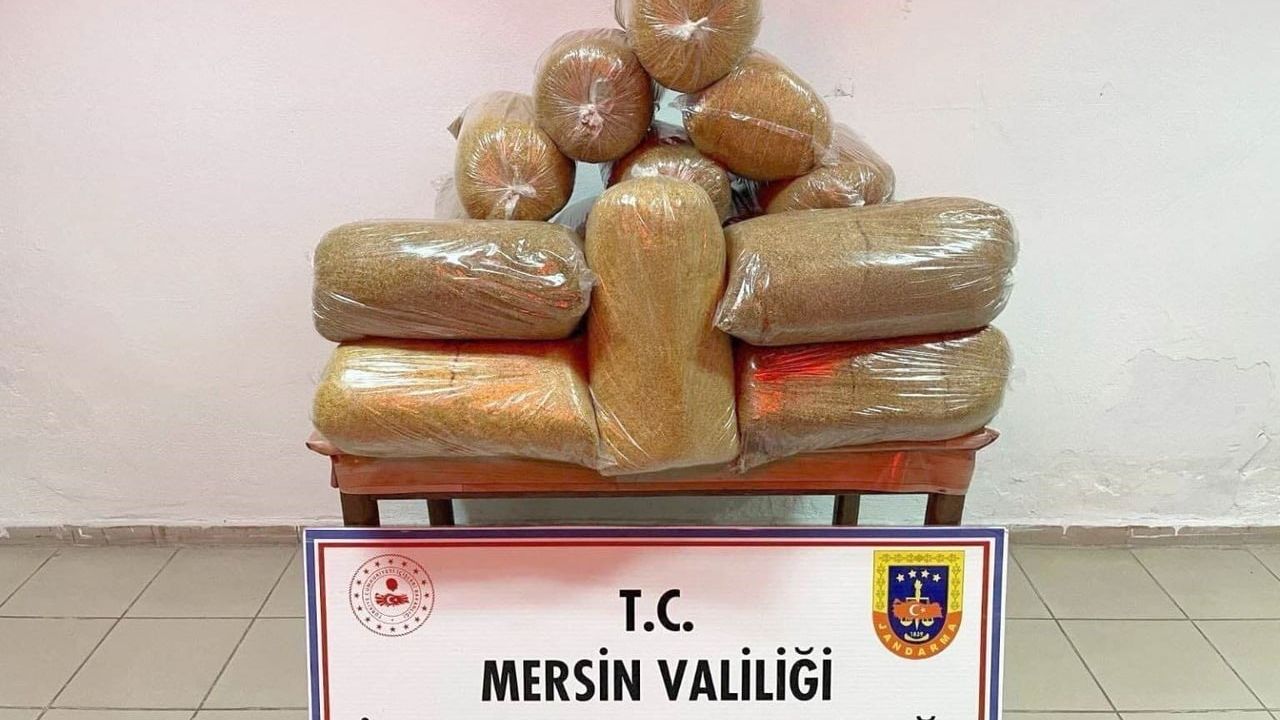 Mersin'de 100 Kilo Kaçak Tütün Operasyonu
