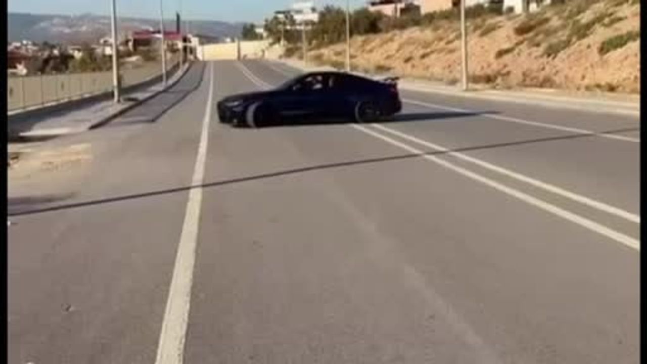 Mersin'de Drift Atan Sürücüye 58 Bin TL Ceza