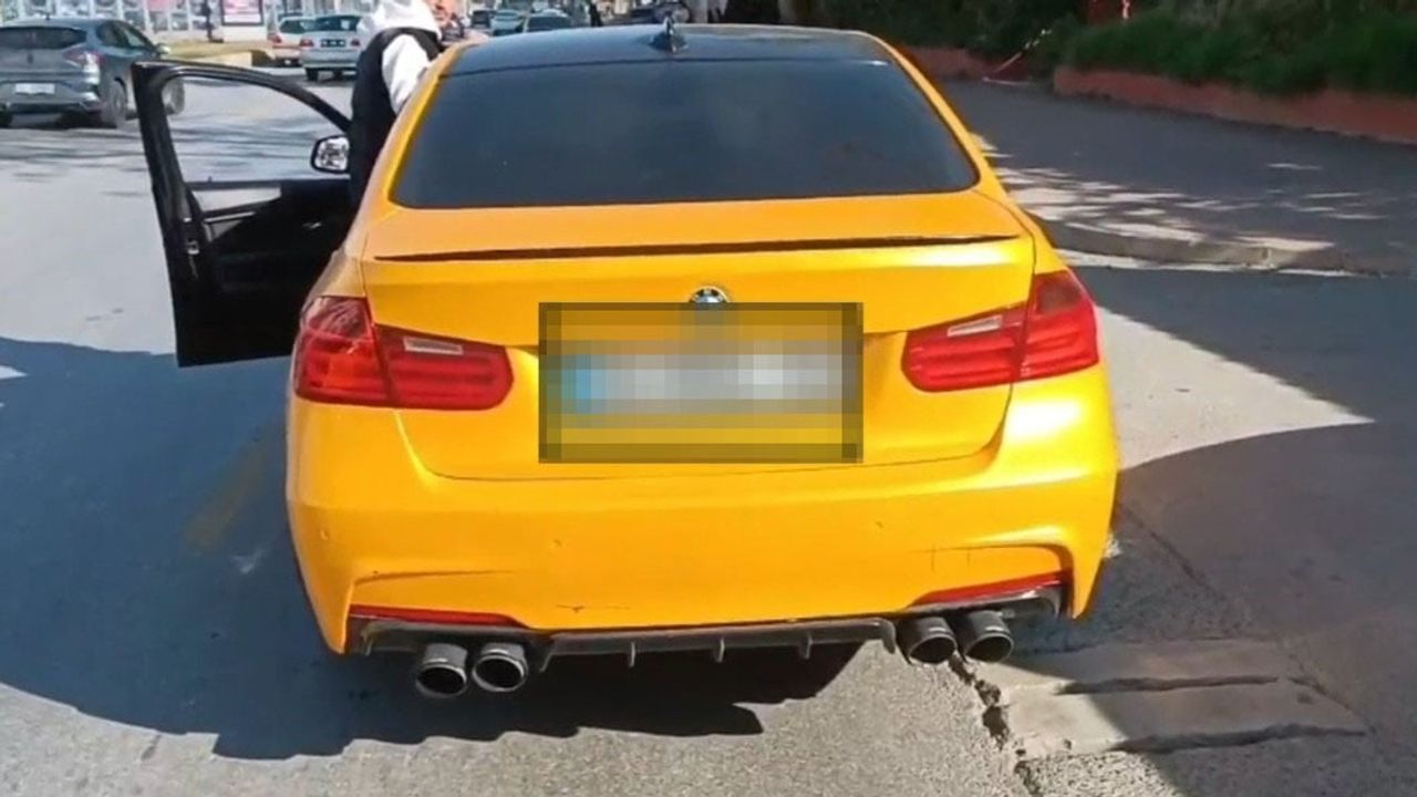 Mersin'de Drift Yapan Sürücüye Yüksek Ceza Uygulandı