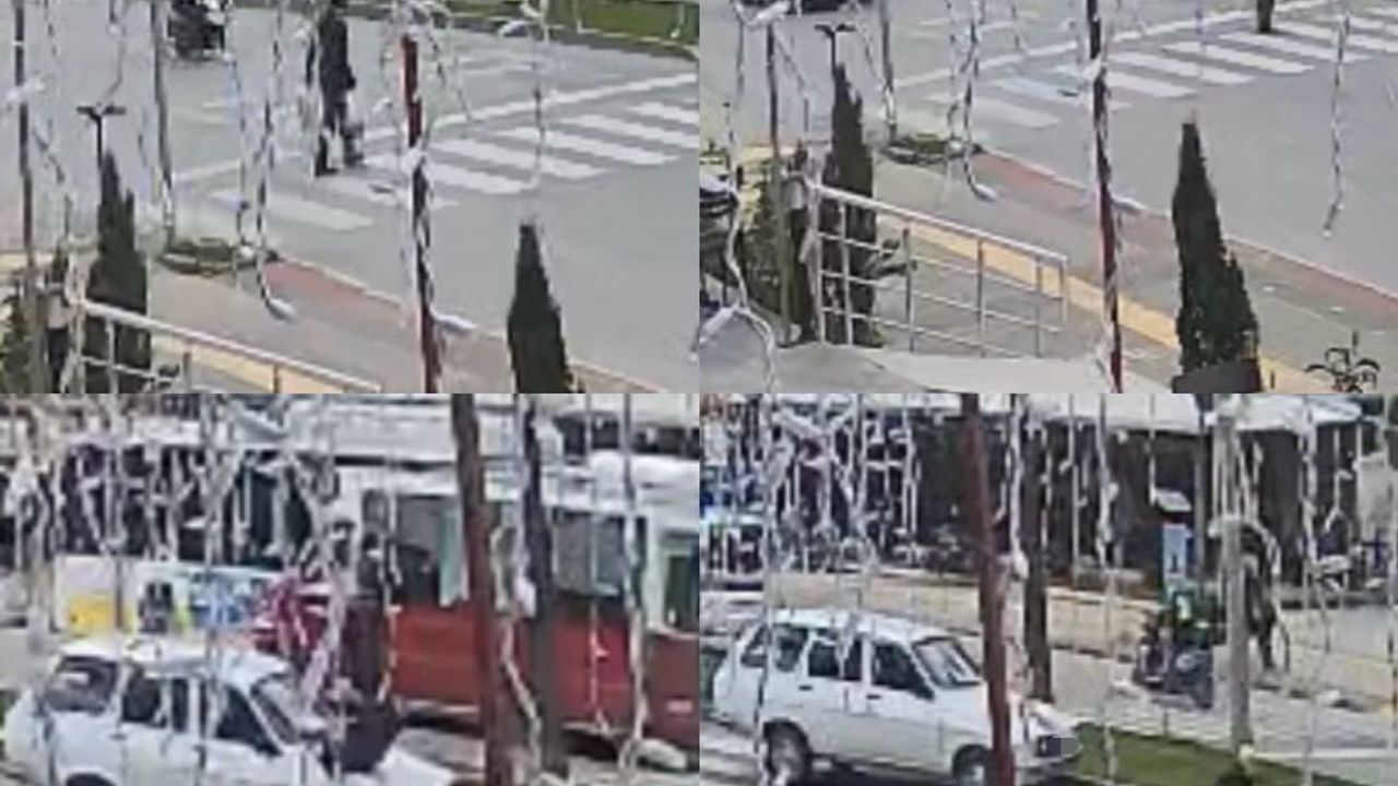 Mersin'de Yaya Geçidinde Otomobil Kazası