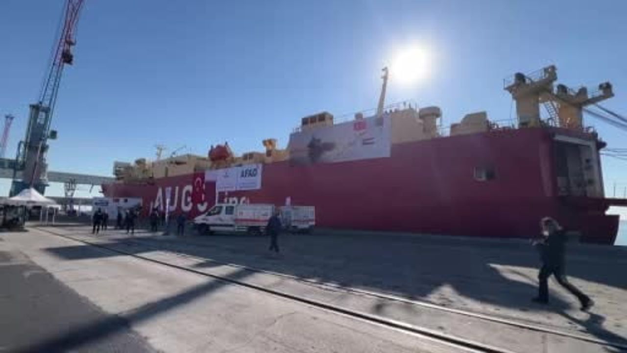 Mersin'den Sudan'a 6. İyilik Gemisi Gönderildi