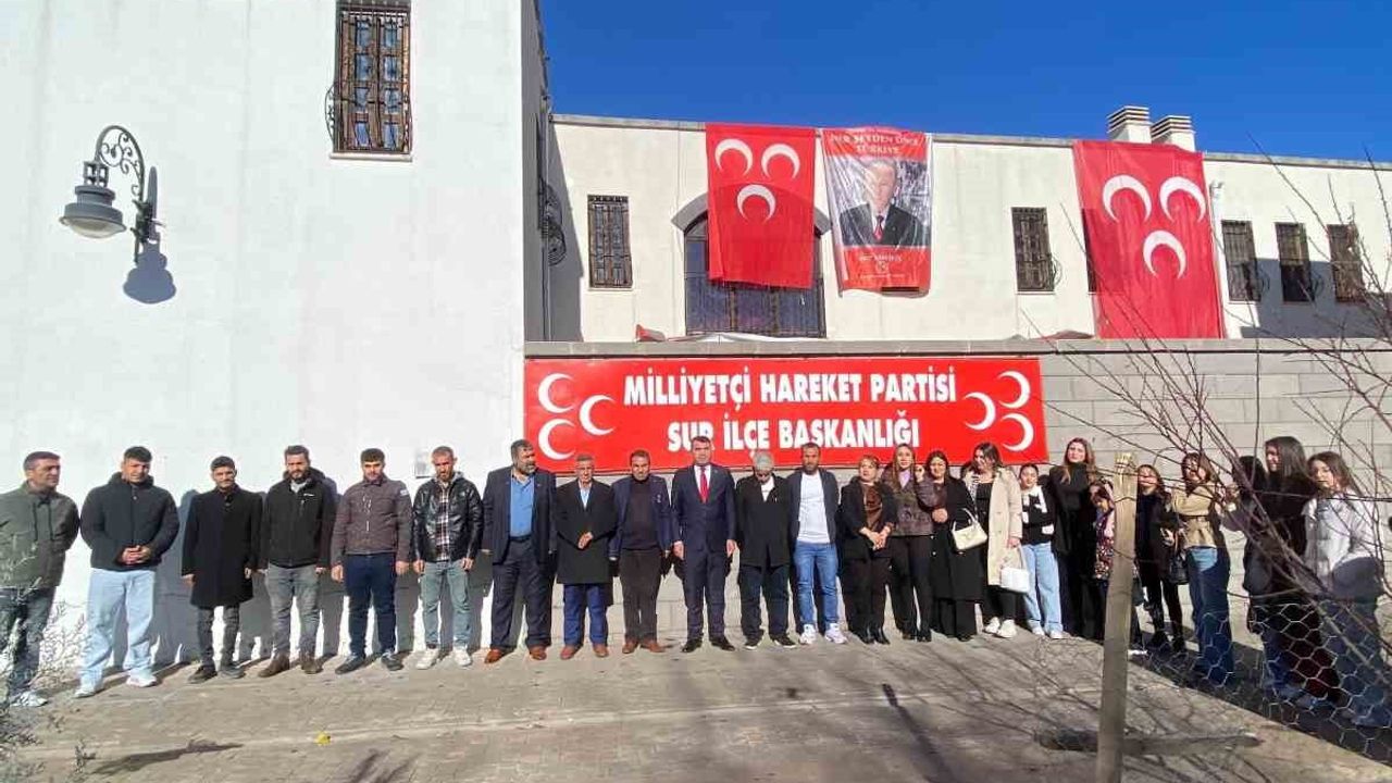 MHP Diyarbakır İlçesinde 'Terörsüz Türkiye' İçin Destek Toplantısı