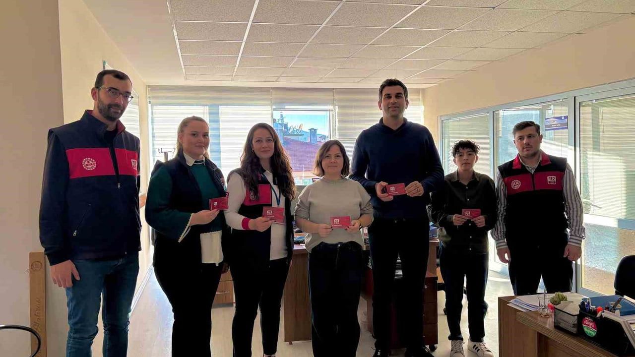 Muğla'da 112 Acil Çağrı Merkezinden Farkındalık Çalışması