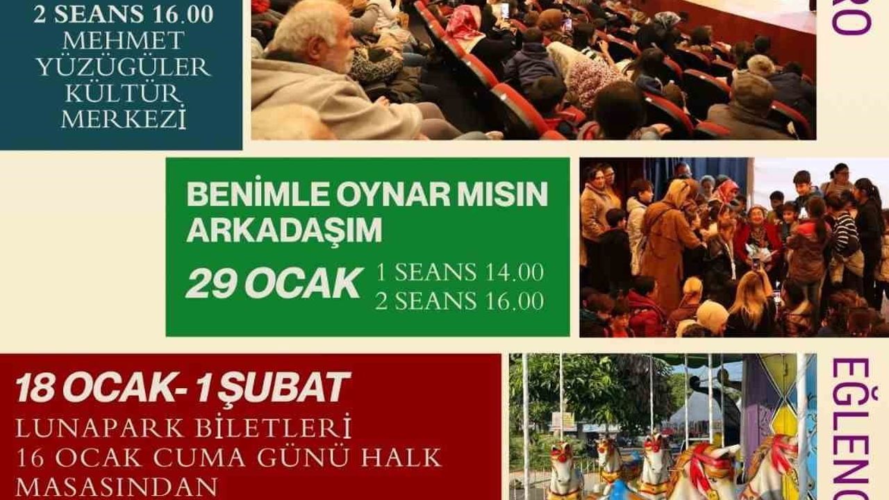 Nazilli Belediyesi'nden Ücretsiz Yarıyıl Tatili Etkinlikleri