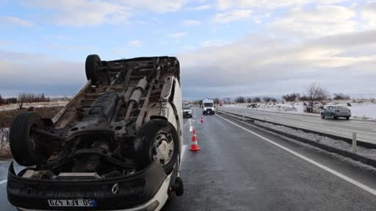 Nevşehir'de Minibüs Kazası: 1 Yaralı