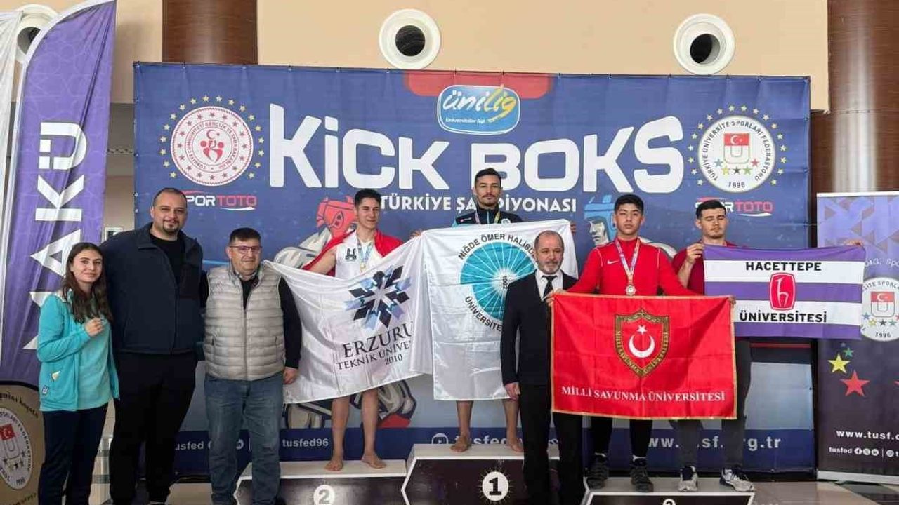 Niğde Ömer Halisdemir Üniversitesi'nden Kick Boks'ta Şampiyonluk