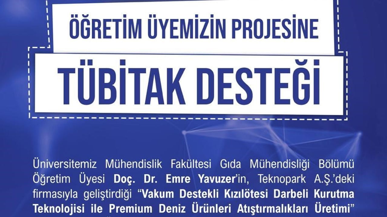 Niğde Ömer Halisdemir Üniversitesi'nden Yenilikçi Proje Desteği