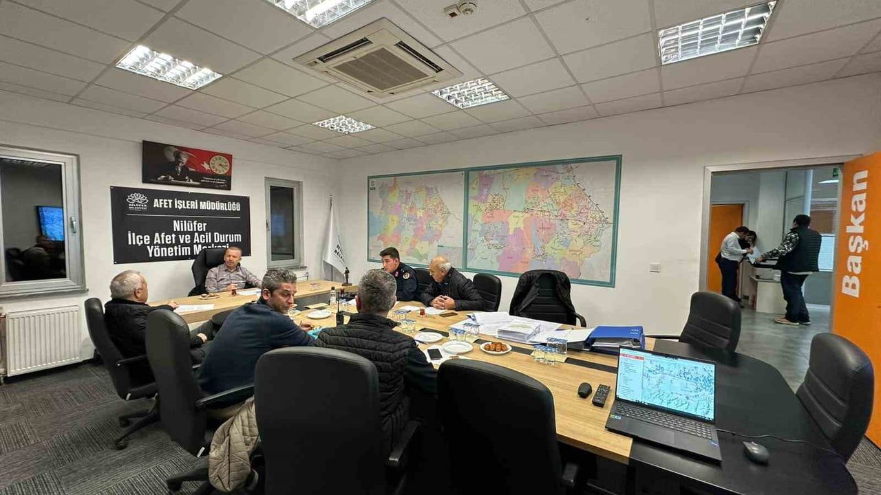 Nilüfer'de Afetlere Hazırlık Tatbikatı