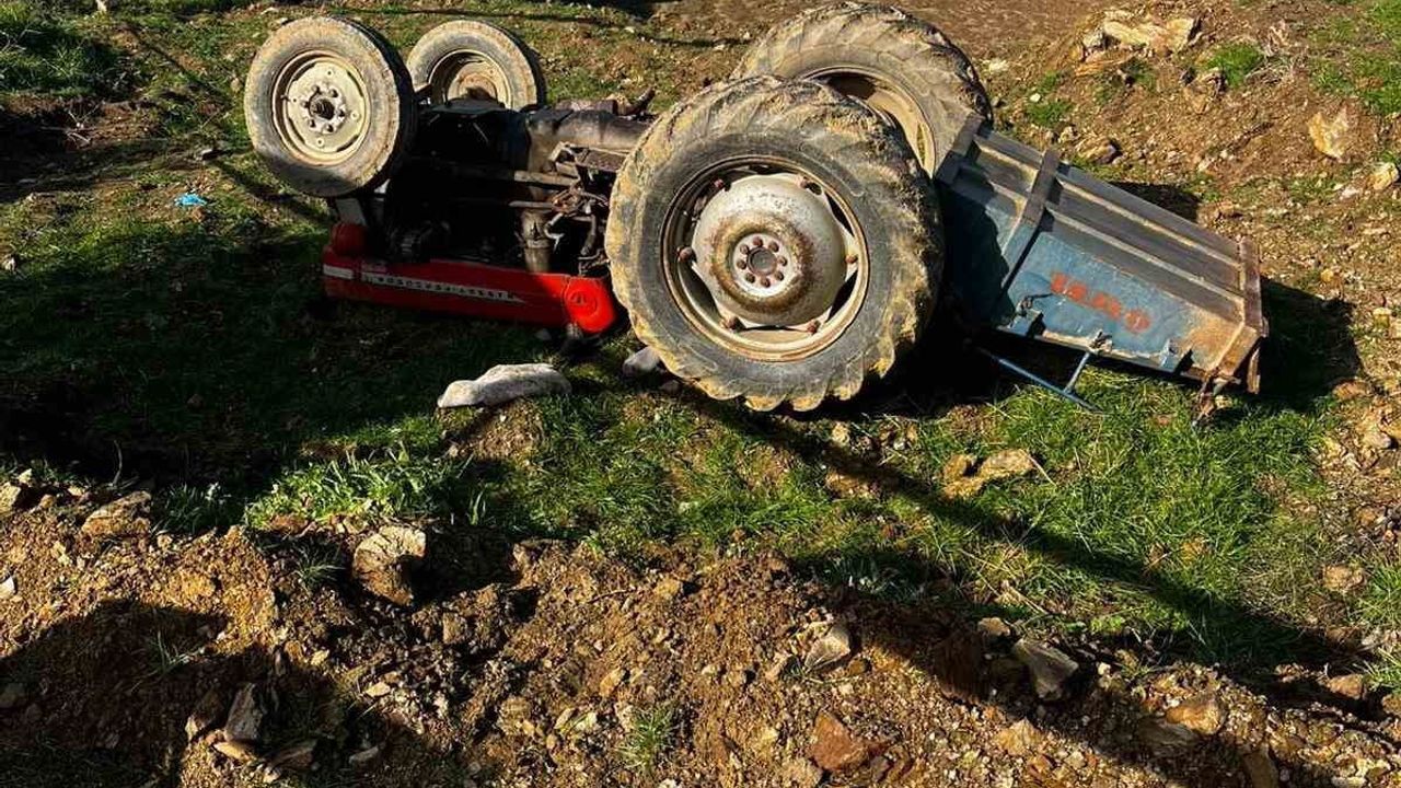 Ödemiş'te Trajedi: Traktör Şarampole Devrildi