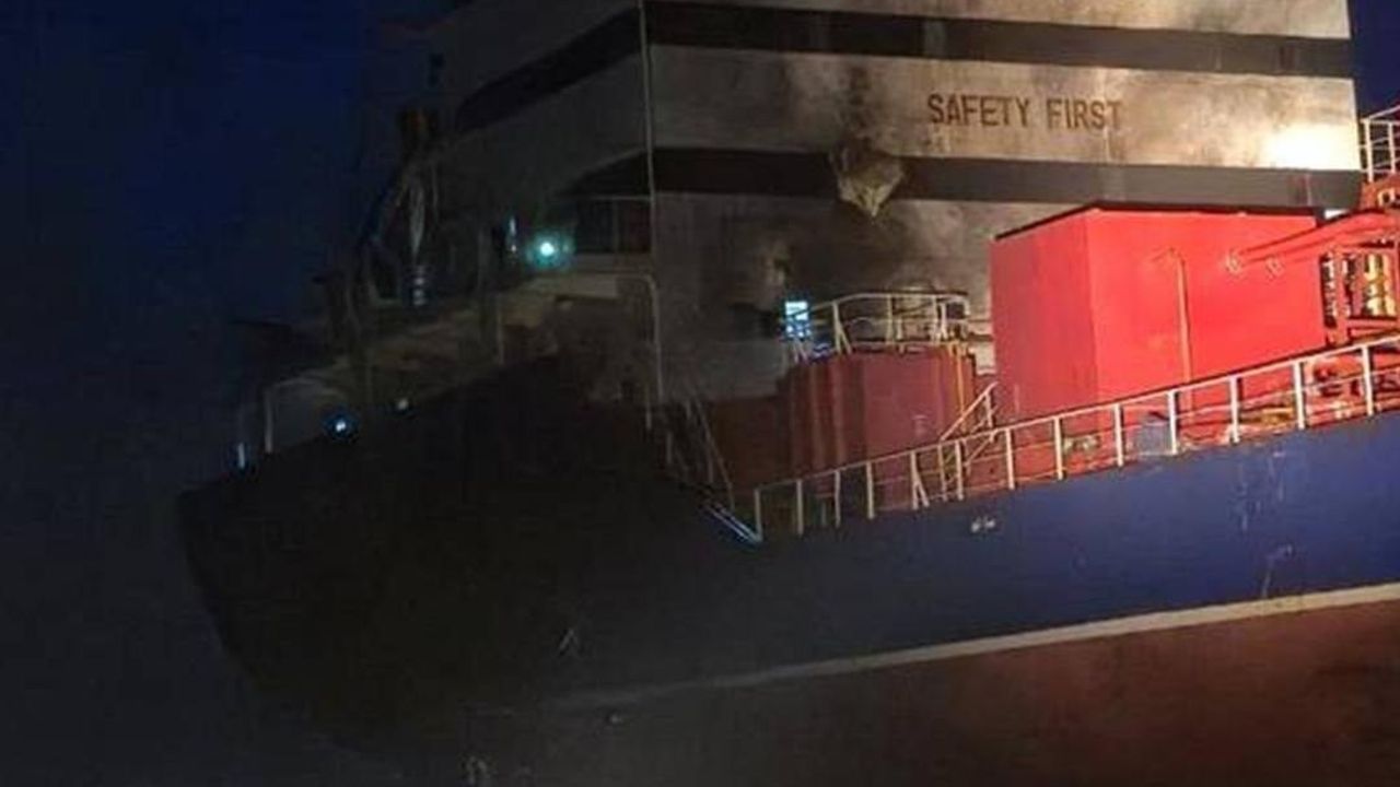 Odessa’da Türk Gemisine Yönelik İHA Saldırısı Görüntüleri Ortaya Çıktı