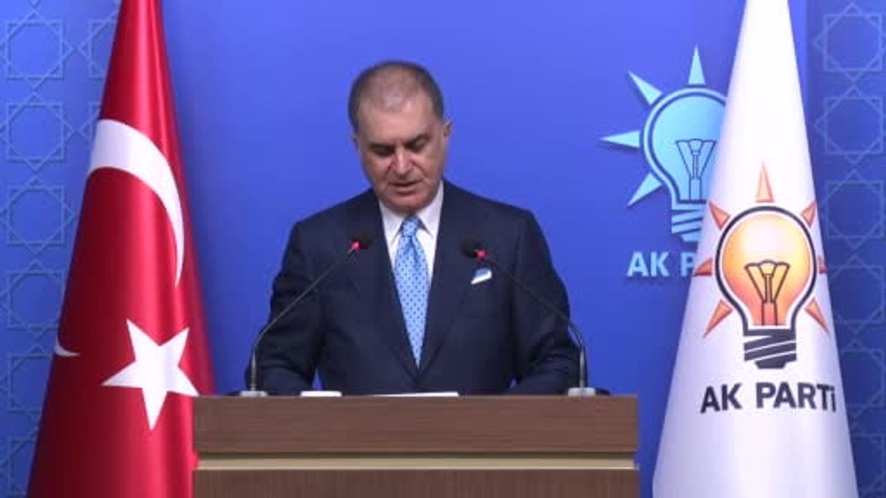 Ömer Çelik'ten Terörle Mücadele Açıklaması