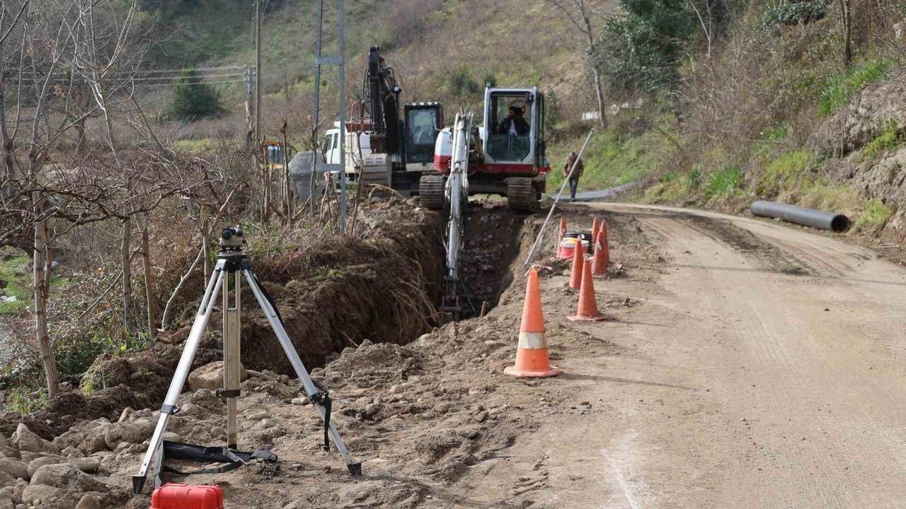 Ordu'da Altyapı İyileştirme Çalışmaları Devam Ediyor