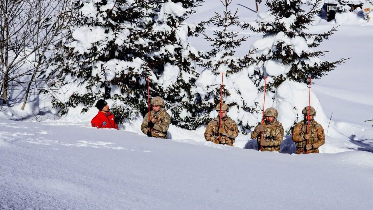 Ordu'da Jandarma Kış Tatbikatı Gerçekleştirdi