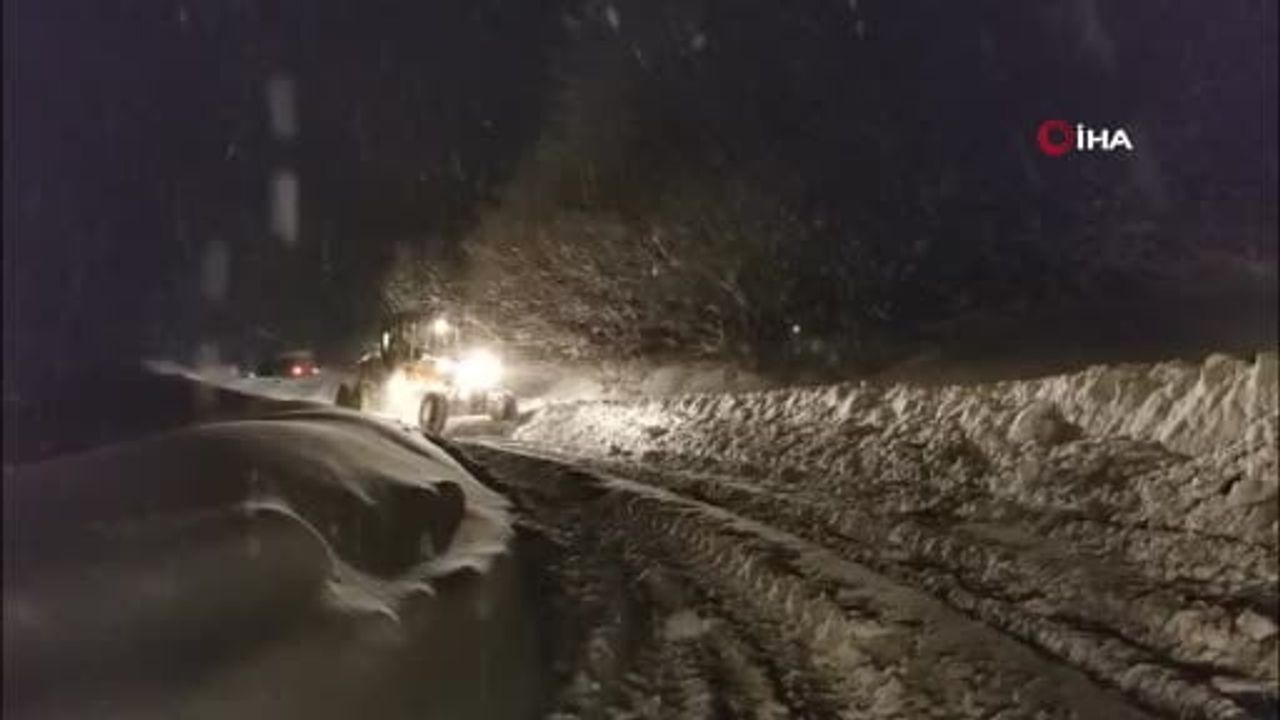 Ordu'da Karla Mücadele Devam Ediyor