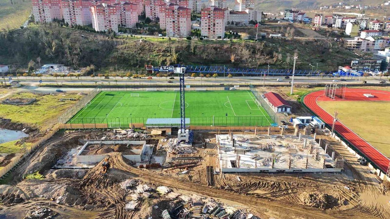 Ordu'da Modern Spor Kompleksi Yükseliyor