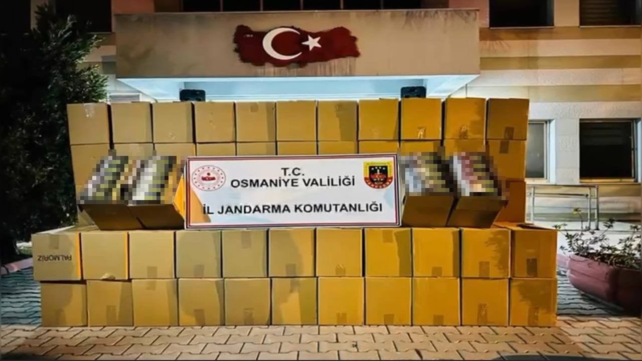 Osmaniye'de Kaçak Makaron Operasyonu