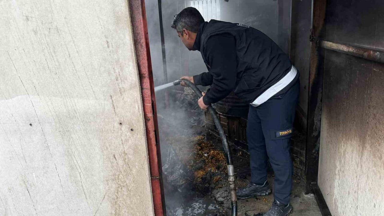 Osmaniye'de Müstakil Evde Yangın
