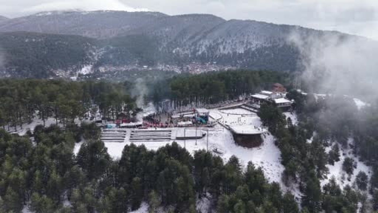 Osmaniye'de Zorkun Yaylası'nda İlk Kar Festivali Coşkusu