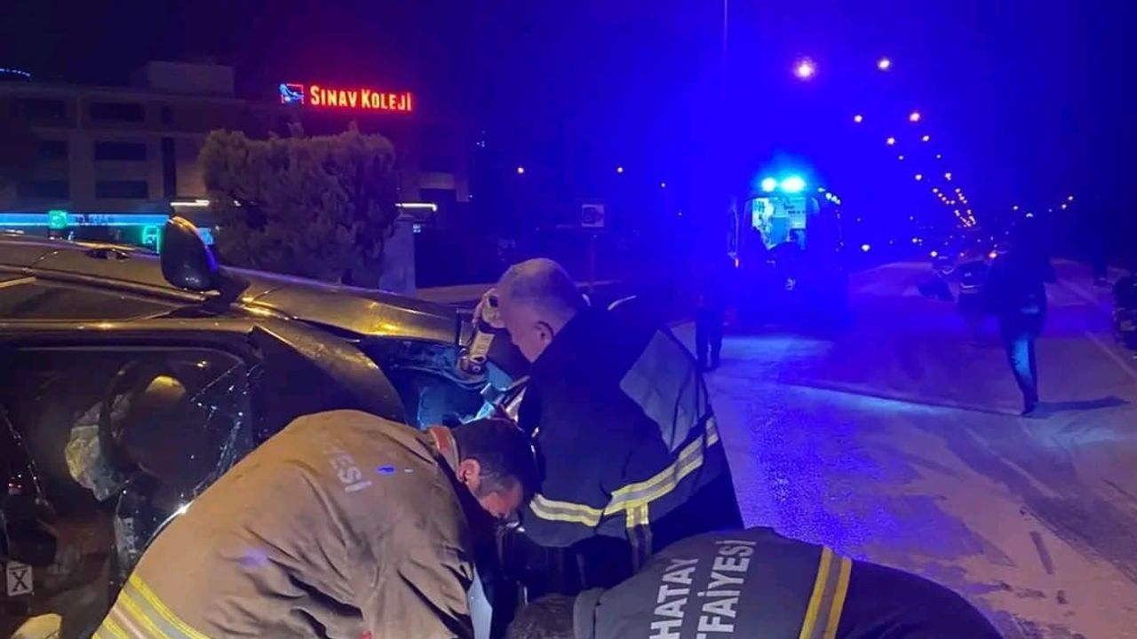 Otomobilin Vidanjöre Çarpması Sonucu Kaza