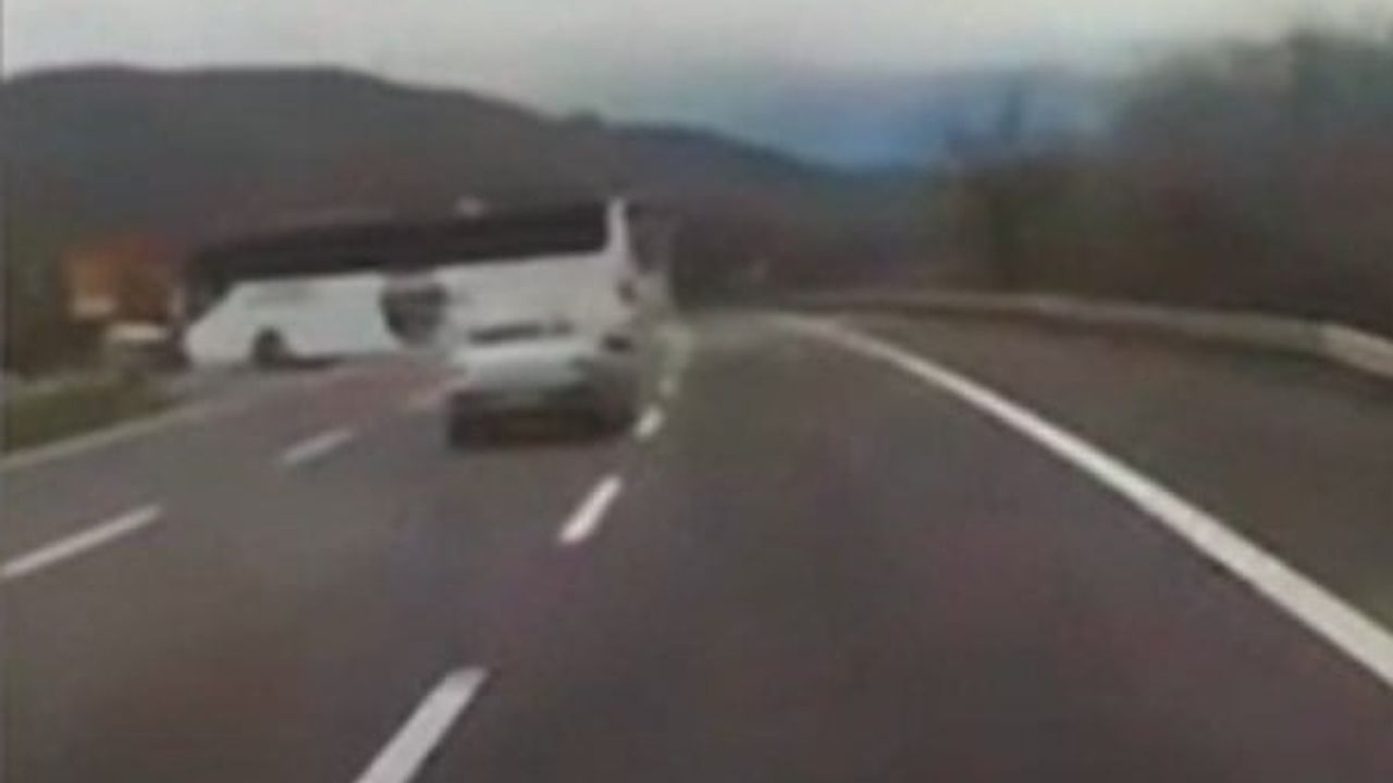 Otoyolda Ters Dönüş Yapan Sürücüye Cezai İşlem