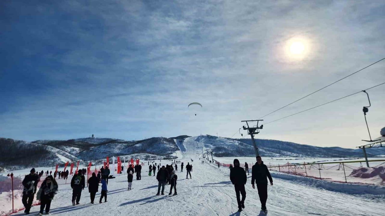 Ovacık Kayak Spor Tesisi Kış Sezonuna Merhaba Dedi