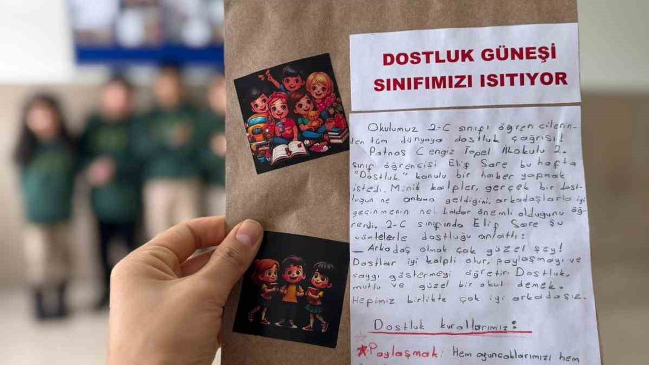 Patnos'ta Minik Gazeteciler Sınıf Gazetesi Hazırladı