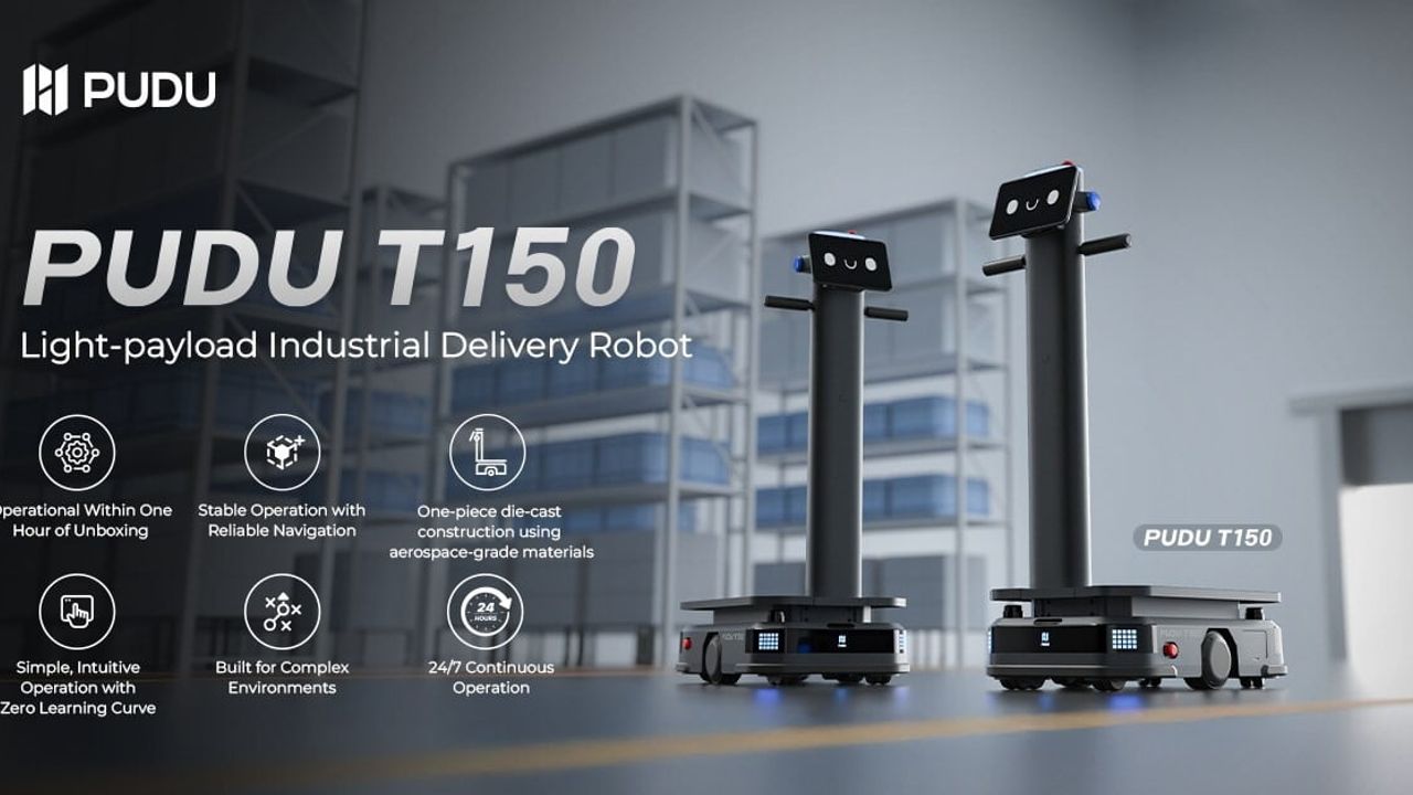Pudu Robotics, PUDU T150 ile Hafif Yük Taşımada İnovasyon Sağlıyor