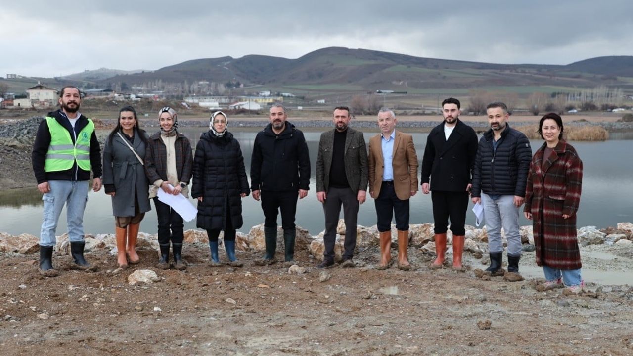 Pursaklar'da Gümüşoluk Göleti Çalışmaları Devam Ediyor