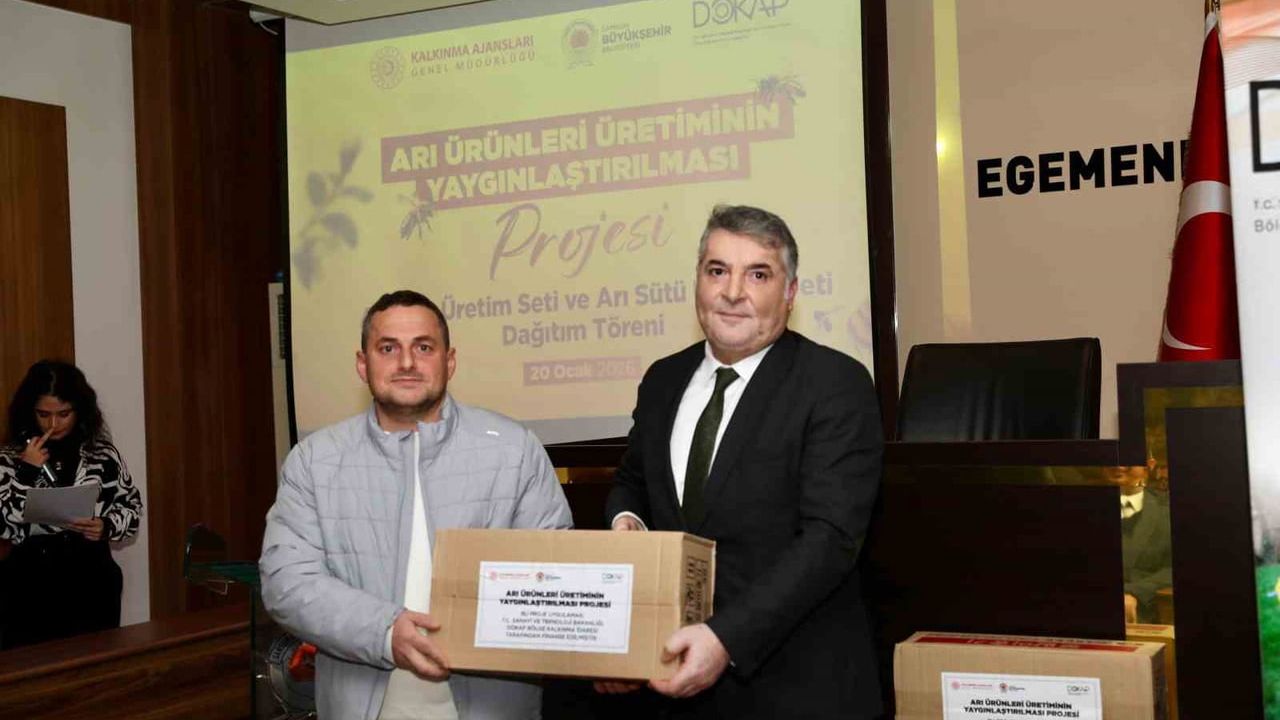 Samsun'da Arıcılara Üretim Seti Desteği