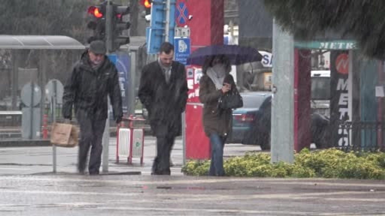 Samsun'da Kar Yağışı Etkili Oldu