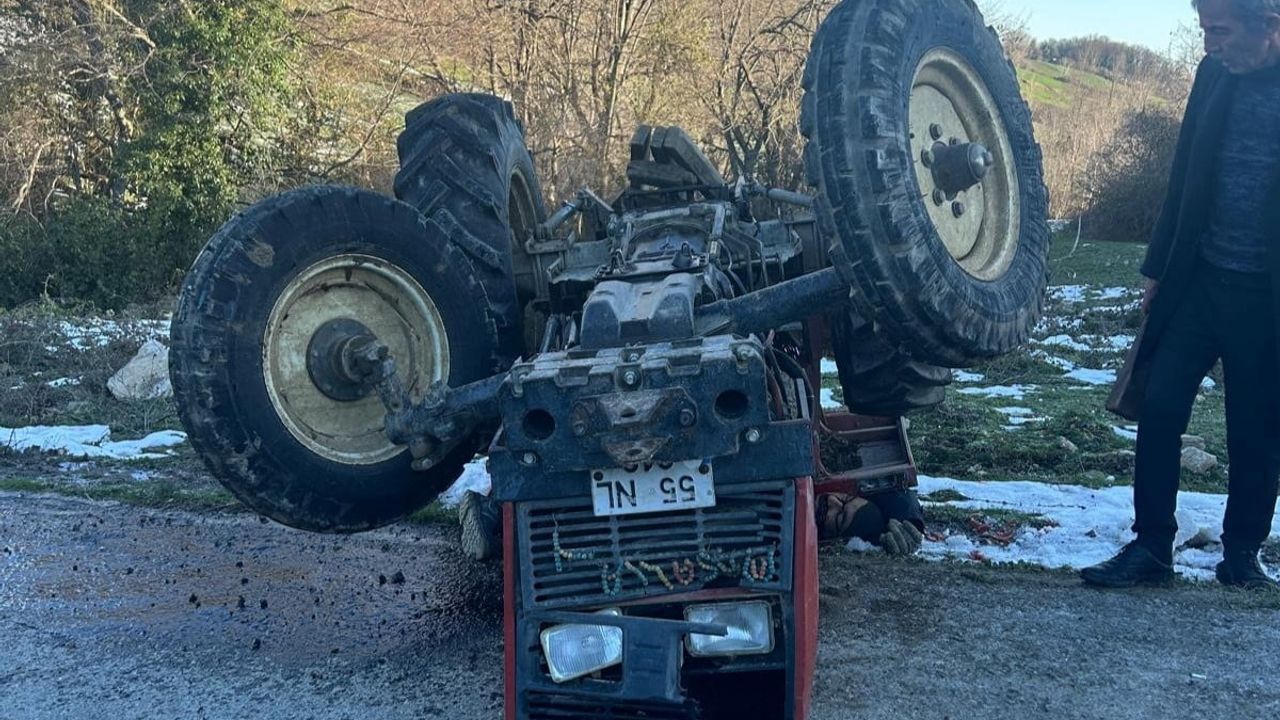 Samsun'da Traktör Kazası: 1 Kişi Hayatını Kaybetti