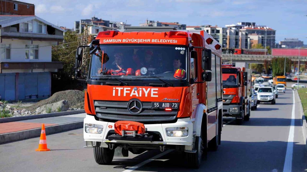 Samsun İtfaiyesi 5 Bin 119 Hayat Kurtardı