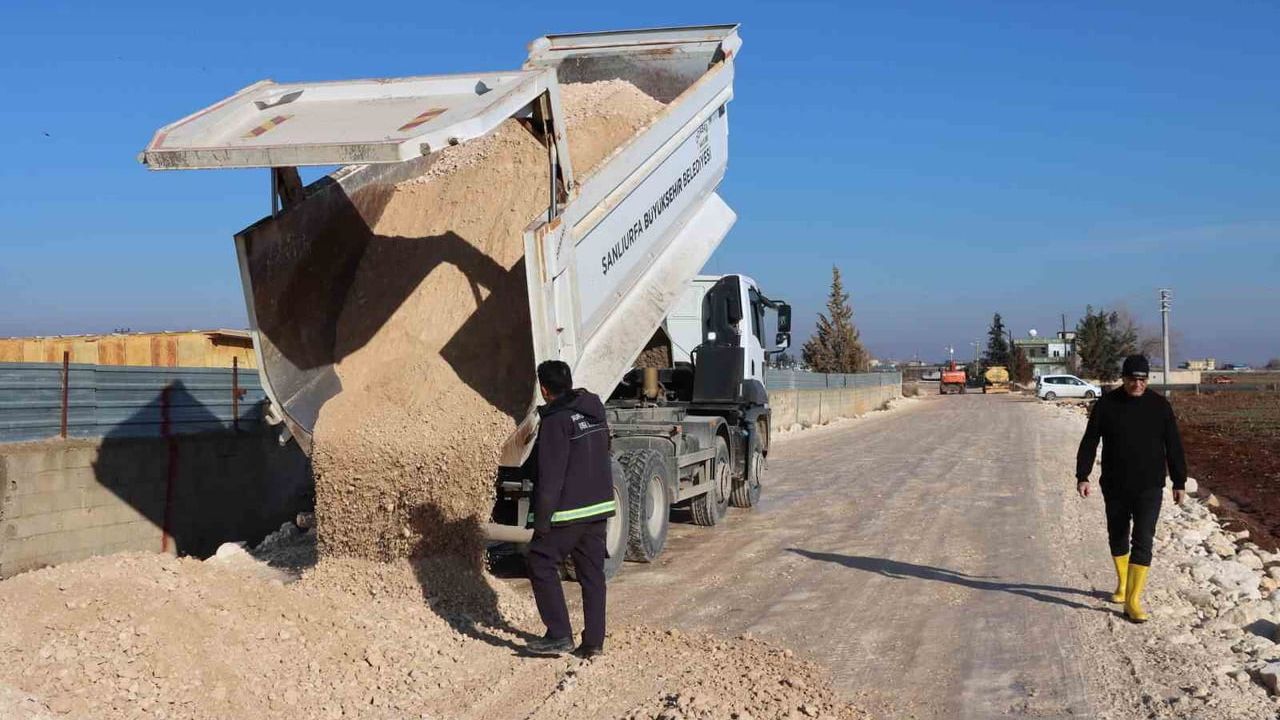 Şanlıurfa'da Grup Yolunda Çalışmalar Hızla Sürüyor