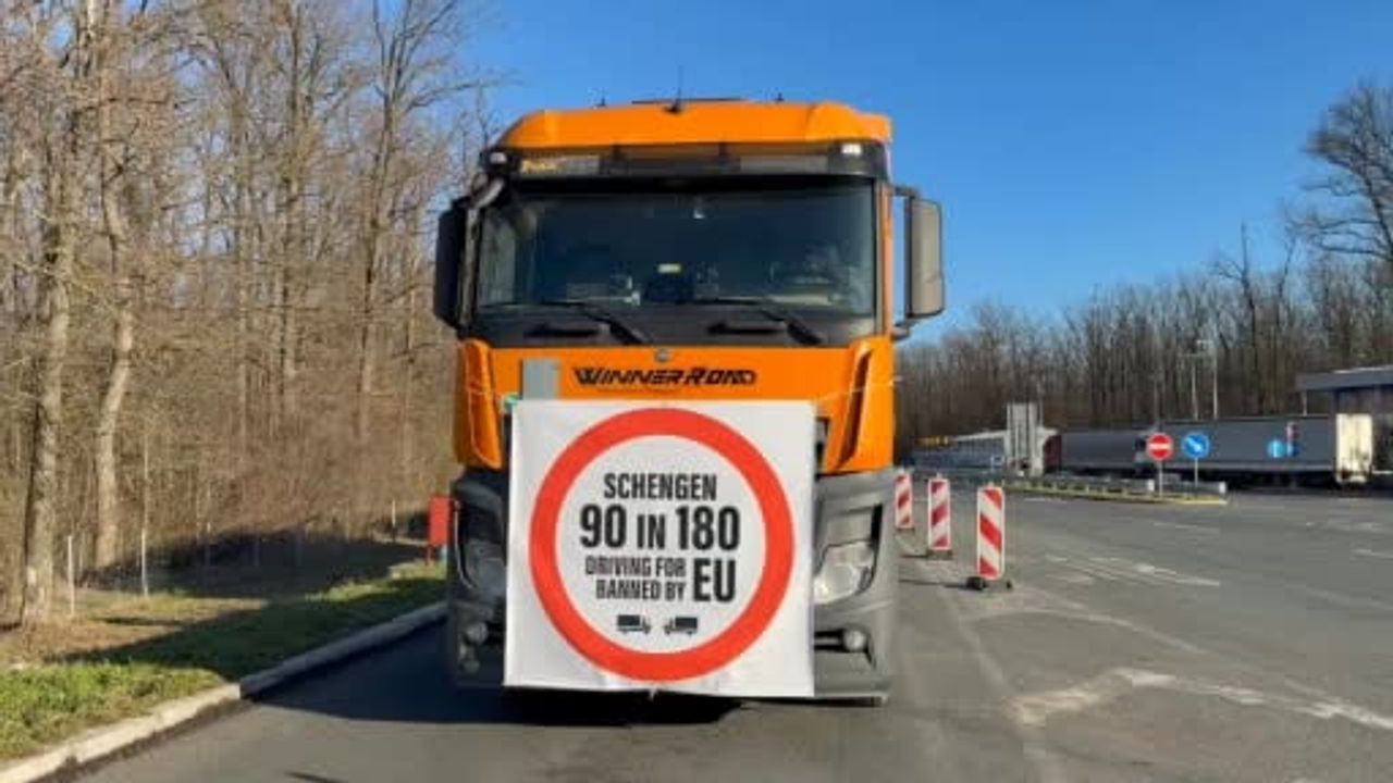 Schengen Vize Protestosu Sınırları Kilitledi