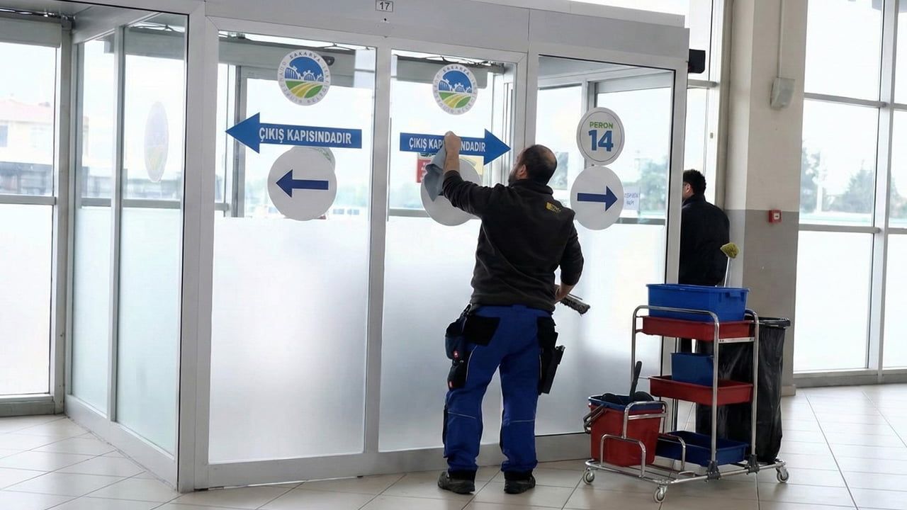 Şehirlerarası Otobüs Terminali'nde Temizlik Seferberliği