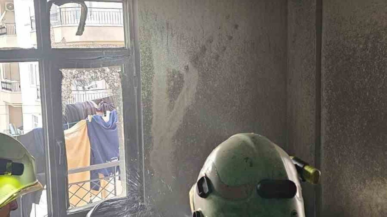 Serik'te Apartman Yangını Kaosa Yol Açmadı
