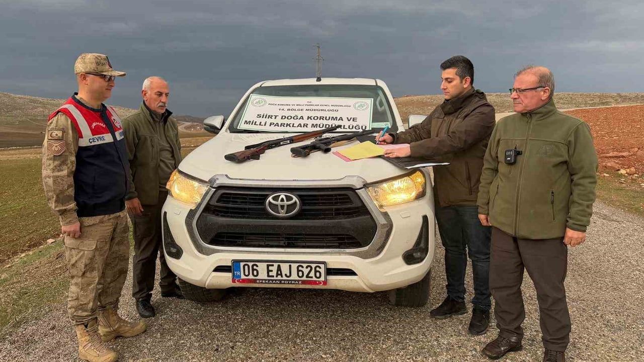 Siirt'te Kaçak Avcılara Büyük Ceza