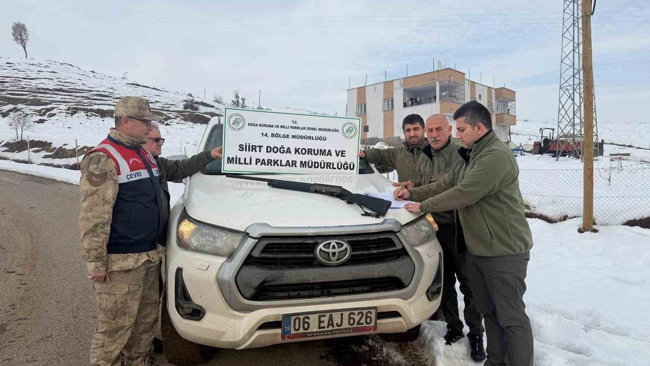 Siirt'te Kaçak Avcılığa 19 Bin Lira Ceza
