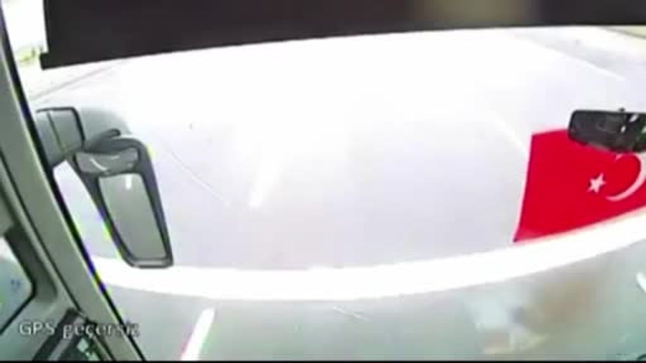 Silivri'deki Feci Otobüs Kazası Görüntüleri Ortaya Çıktı