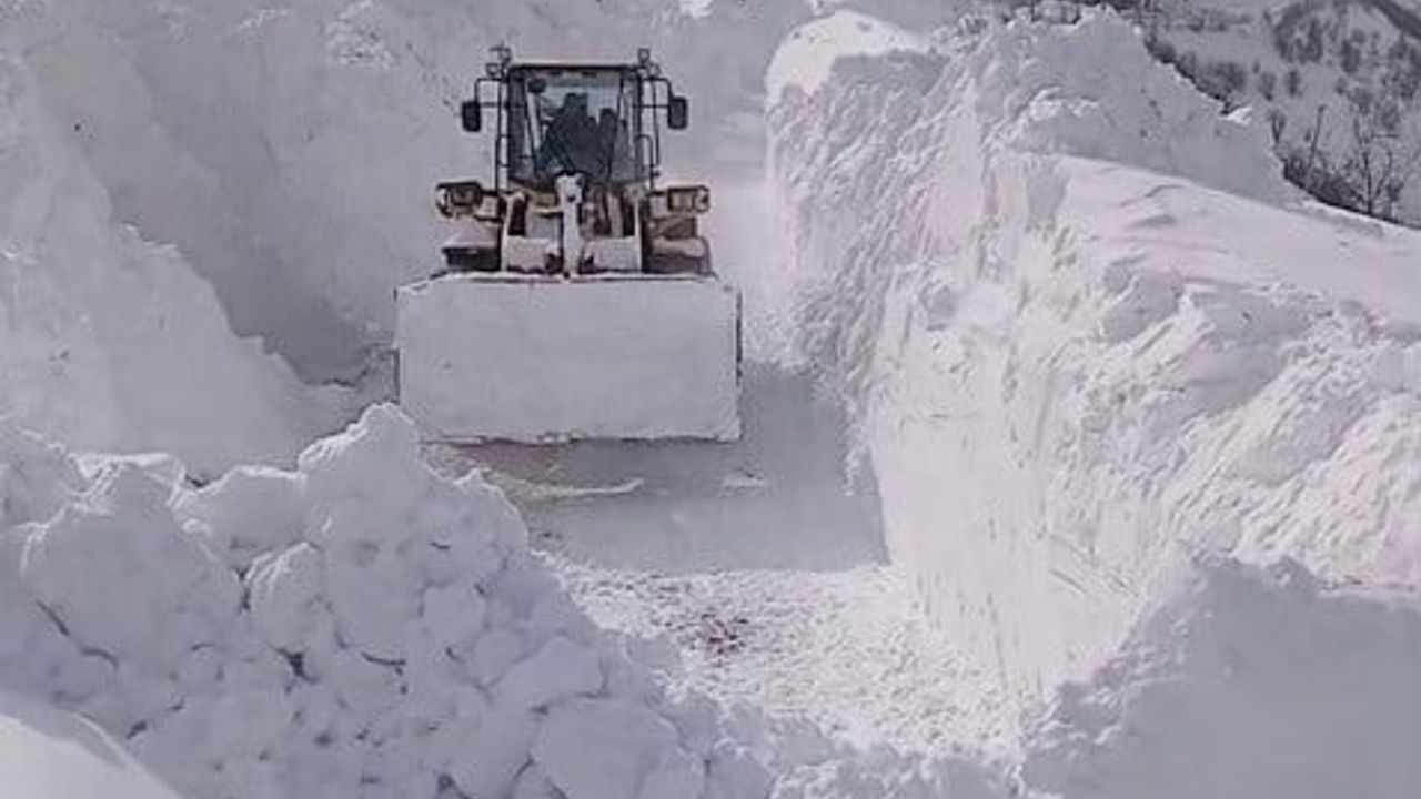 Sincik'te Yoğun Kar Yağışı Ulaşımı Olumsuz Etkiliyor