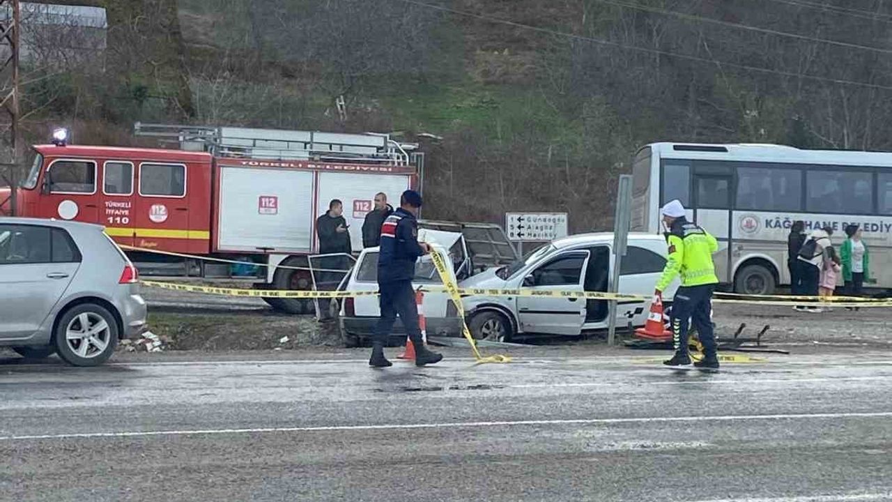 Sinop'taki Trafik Kazasında Bir Yaralı