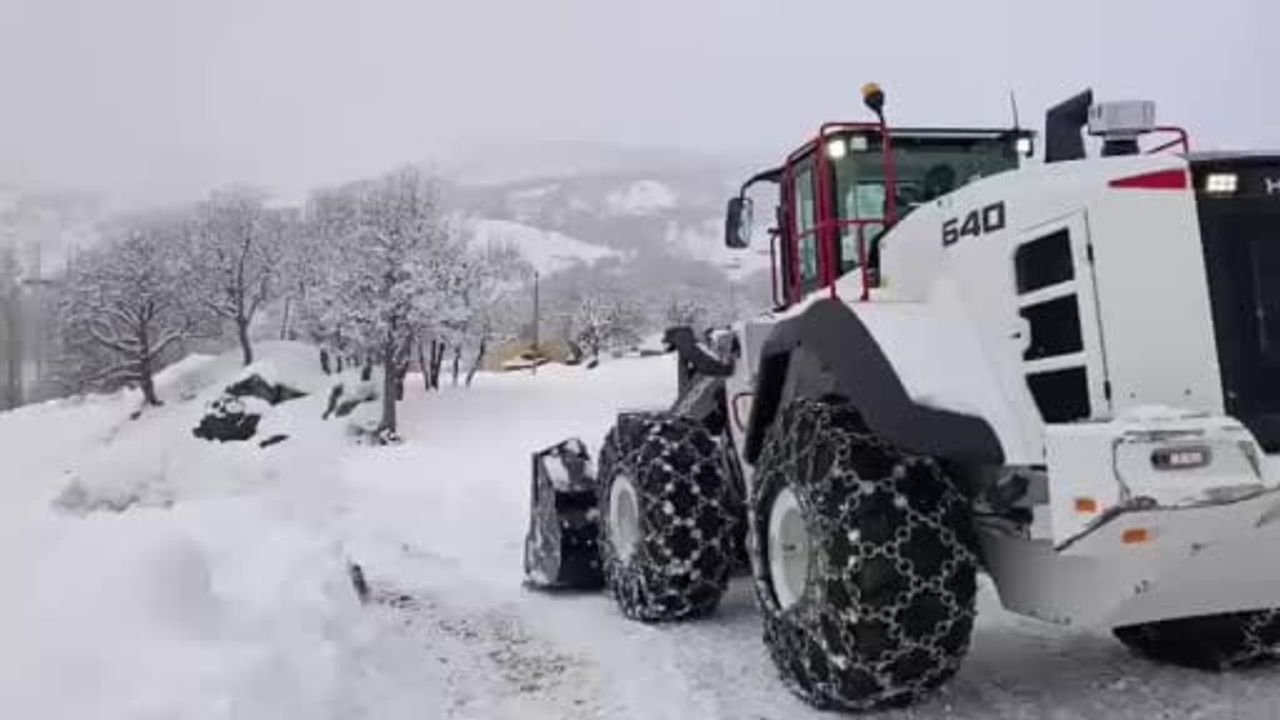 Şırnak'ta Kar Yağışı Sonrası Yollar Yeniden Açıldı