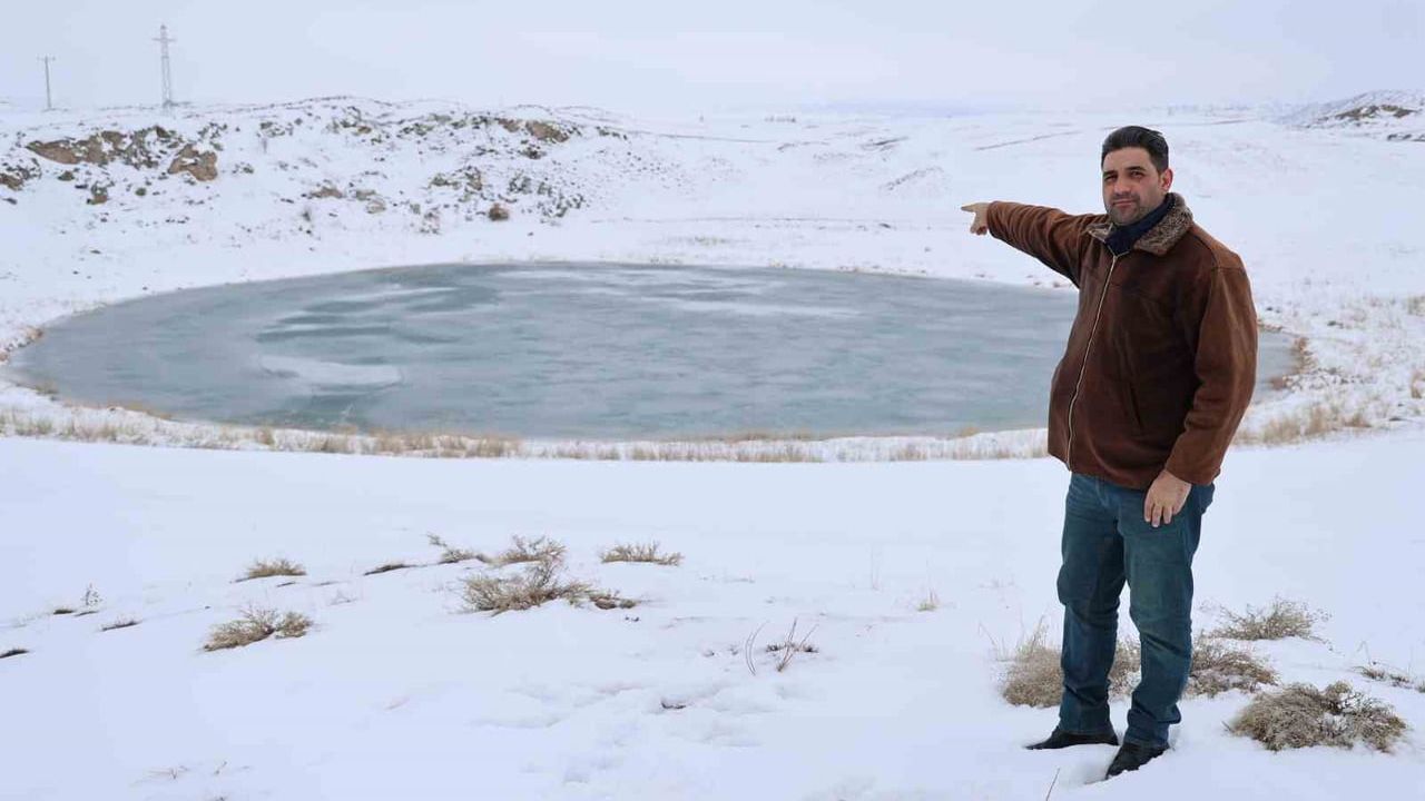 Sivas'ın Gölleri Kışın Dondu