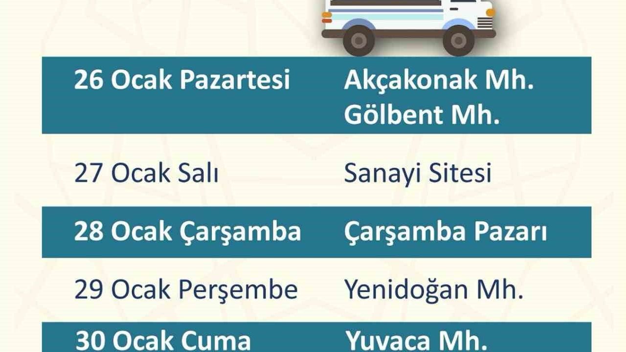 Söke'de Mobil Tahsilat Aracı Mahallelerde Hizmet Vermeye Başlıyor