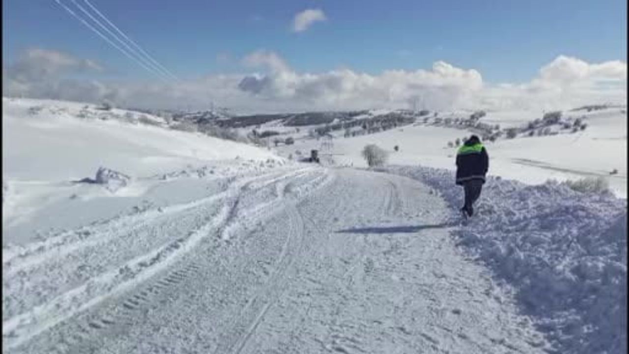 Sorgun'da Kar Temizleme Çalışmaları Devam Ediyor