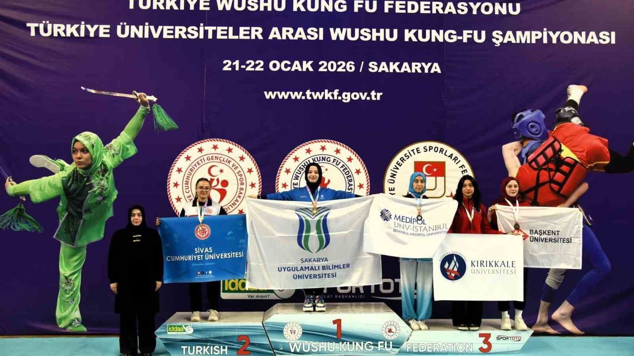 SUBÜ Wushu Takımı Türkiye Şampiyonu Oldu