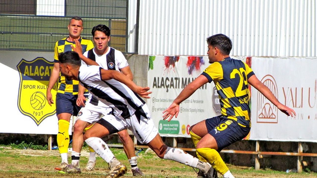 Süper Amatör Lig Derbisi: Alaçatıspor ile Çeşme Belediyespor 2-2 Berabere Kaldı