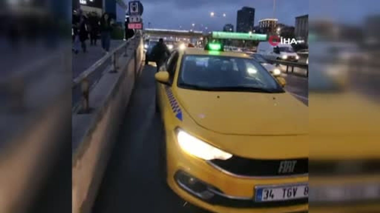 Taksi Şoförü Yolcu Seçimi Nedeniyle Trafikten Men Edildi