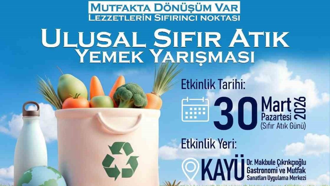 Talas Belediyesi'nden Üniversitelilere Sıfır Atık Yemek Yarışması